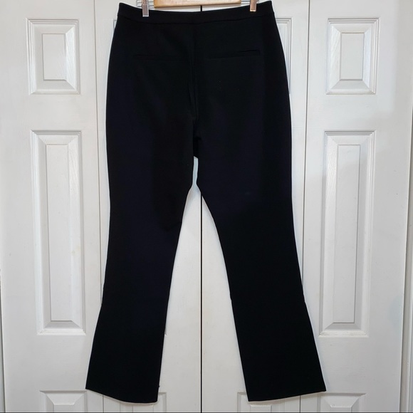 NEW Good American Executive Flared Leg With Side Slit Hem Black Dress Pants NWT - Picture 8 of 15
